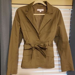 NY&C Navy green utility jacket